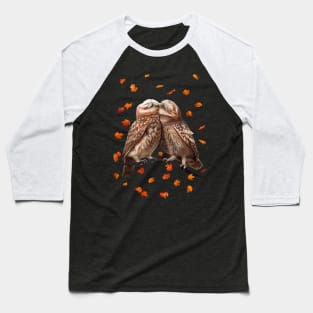 Autumn owls Baseball T-Shirt